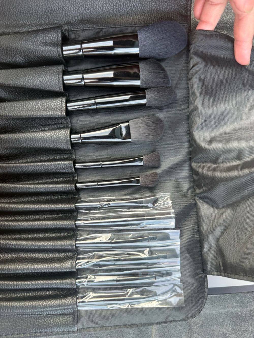 CHANEL Black Makeup Brush Set